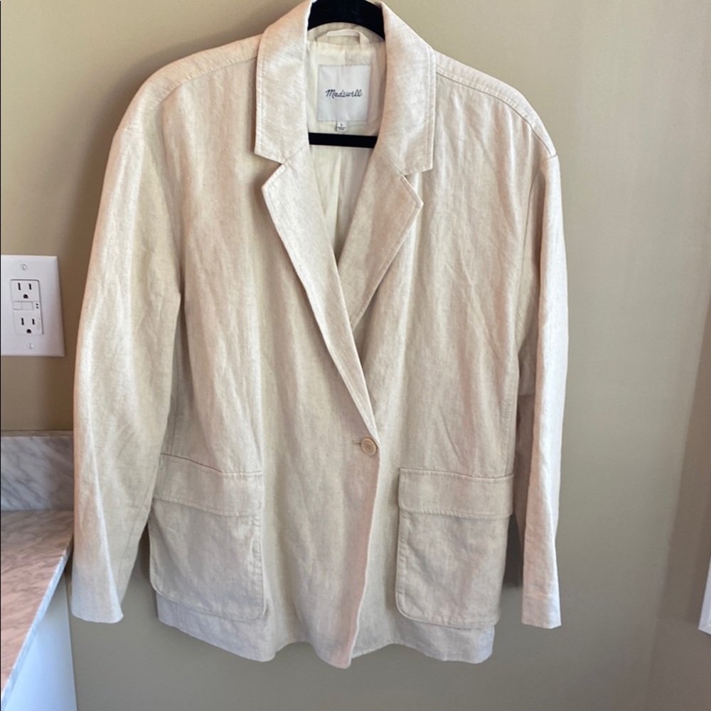 Madewell Cream Blazer